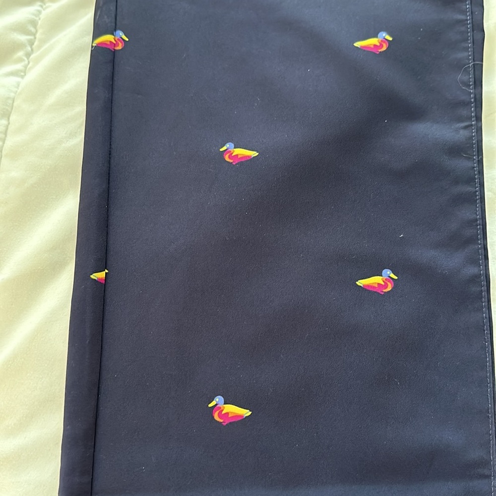 Bonobos Navy Duck Patterned Pants - Picture 2 of 5